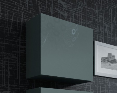 grijs/hoogglans grijs